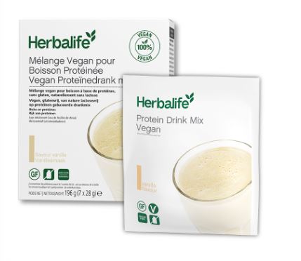 Mélange Vegan pour Boisson Protéinée Vanille 7 sachets de 28g